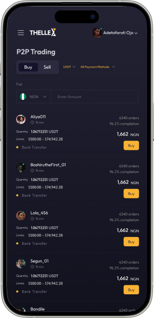 P2P Trading App